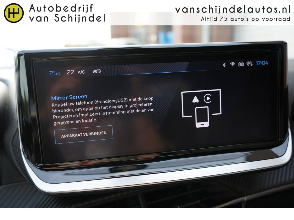 Peugeot 2008 Peugeot 2008 1.2 PureTech 101 pk Allure DIGI COCKPIT – CAMERA – CARPLAY / ANDROID – NAVI – PARKEERSENSOREN V+A – HALF LEDER – 17 INCH LMV – DONKERE HEMEL – CLIMA – CRUISE – BLUETOOTH – LED – DAB+ – RIJSTROOKSENSOR – PRIVACYGLAS