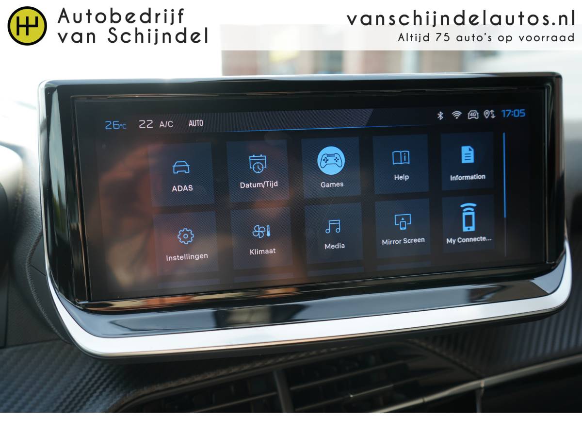 Peugeot 2008 Peugeot 2008 1.2 PureTech 101 pk Allure DIGI COCKPIT – CAMERA – CARPLAY / ANDROID – NAVI – PARKEERSENSOREN V+A – HALF LEDER – 17 INCH LMV – DONKERE HEMEL – CLIMA – CRUISE – BLUETOOTH – LED – DAB+ – RIJSTROOKSENSOR – PRIVACYGLAS