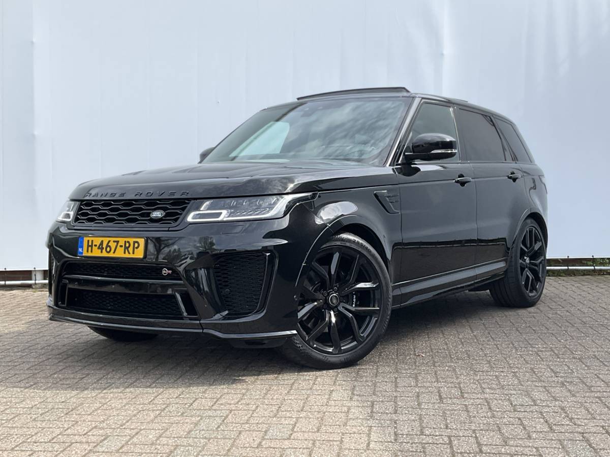 Land Rover Range Rover Sport Land Rover Range Rover Sport 5.0 V8 SC SVR 575 Carbon Santorini Black 22″ Full Package