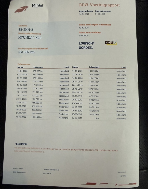 Hyundai ix20 Hyundai ix20 1.6i i-Catcher Bovag Garantie Panoramadak