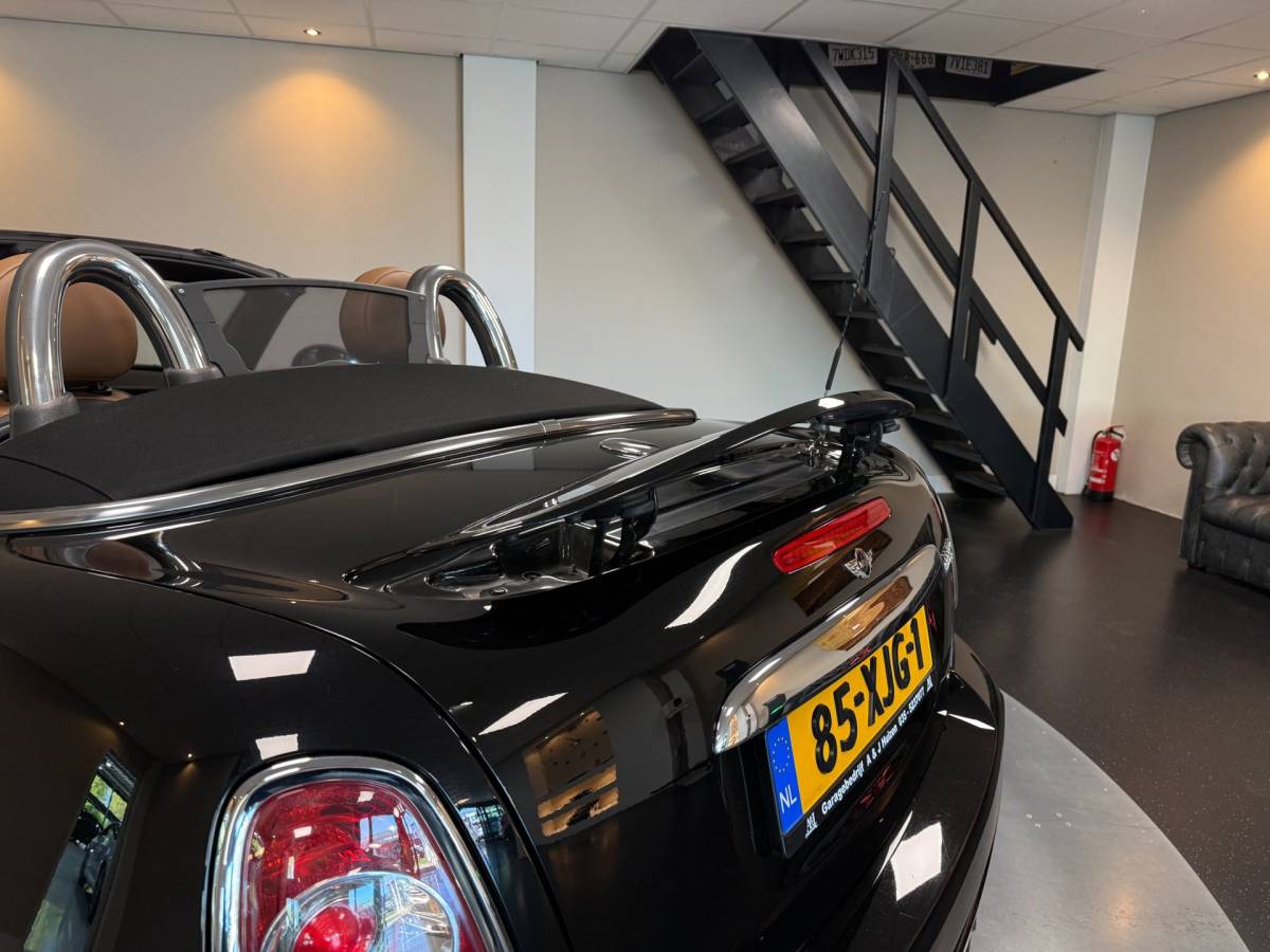 MINI Cooper S Cabrio Mini Mini Roadster 1.6 Cooper S *John Cooper Works* 184Pk! Elektr.Dak|Leer|Navi|Cruise|BT|NAP|JCW