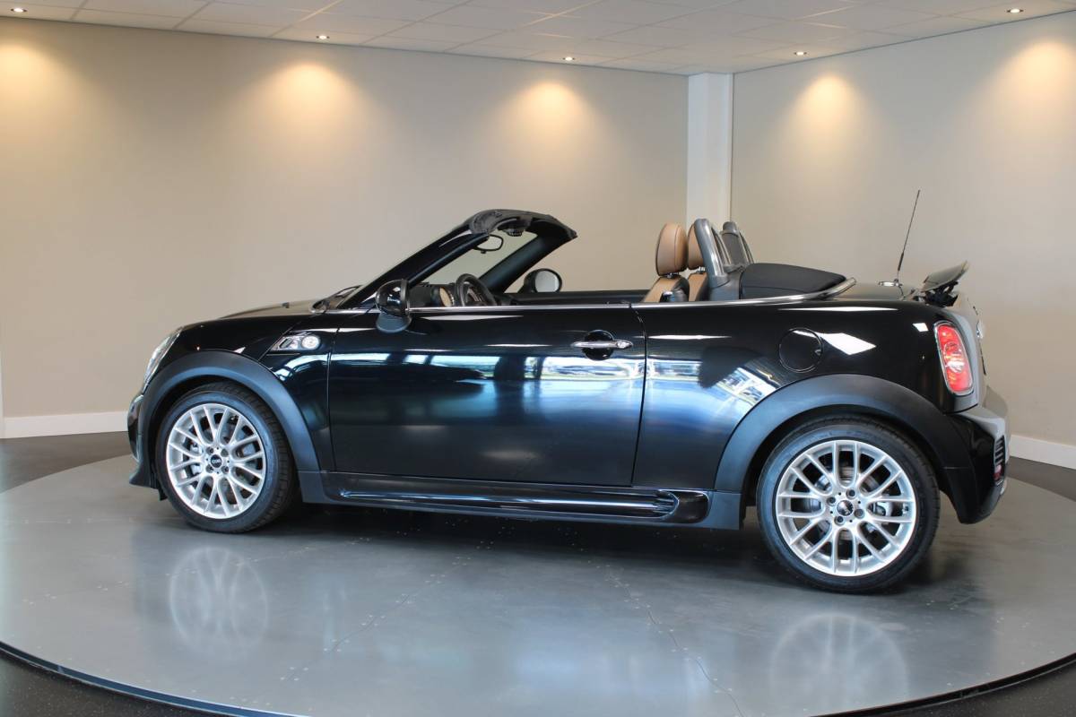 MINI Cooper S Cabrio Mini Mini Roadster 1.6 Cooper S *John Cooper Works* 184Pk! Elektr.Dak|Leer|Navi|Cruise|BT|NAP|JCW
