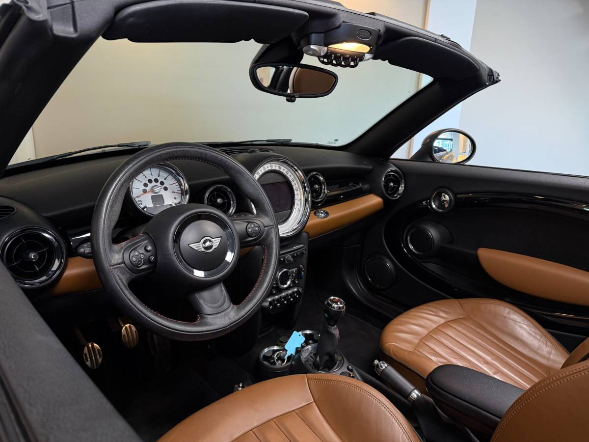 MINI Cooper S Cabrio Mini Mini Roadster 1.6 Cooper S *John Cooper Works* 184Pk! Elektr.Dak|Leer|Navi|Cruise|BT|NAP|JCW