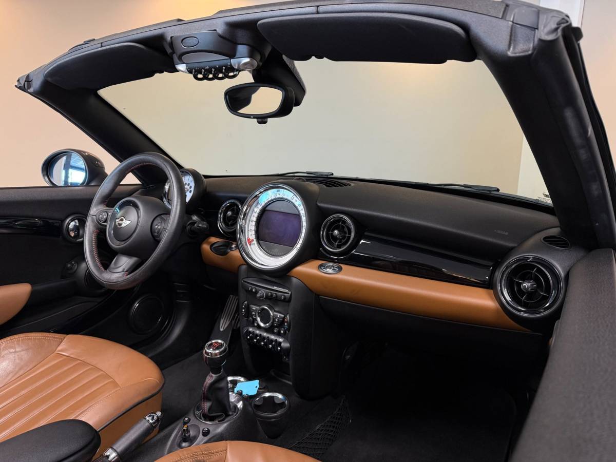 MINI Cooper S Cabrio Mini Mini Roadster 1.6 Cooper S *John Cooper Works* 184Pk! Elektr.Dak|Leer|Navi|Cruise|BT|NAP|JCW