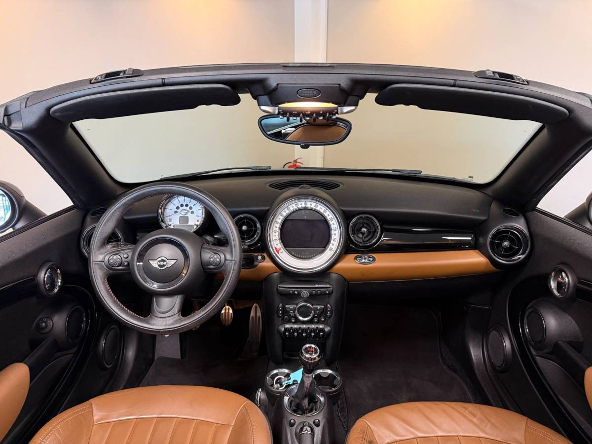 MINI Cooper S Cabrio Mini Mini Roadster 1.6 Cooper S *John Cooper Works* 184Pk! Elektr.Dak|Leer|Navi|Cruise|BT|NAP|JCW