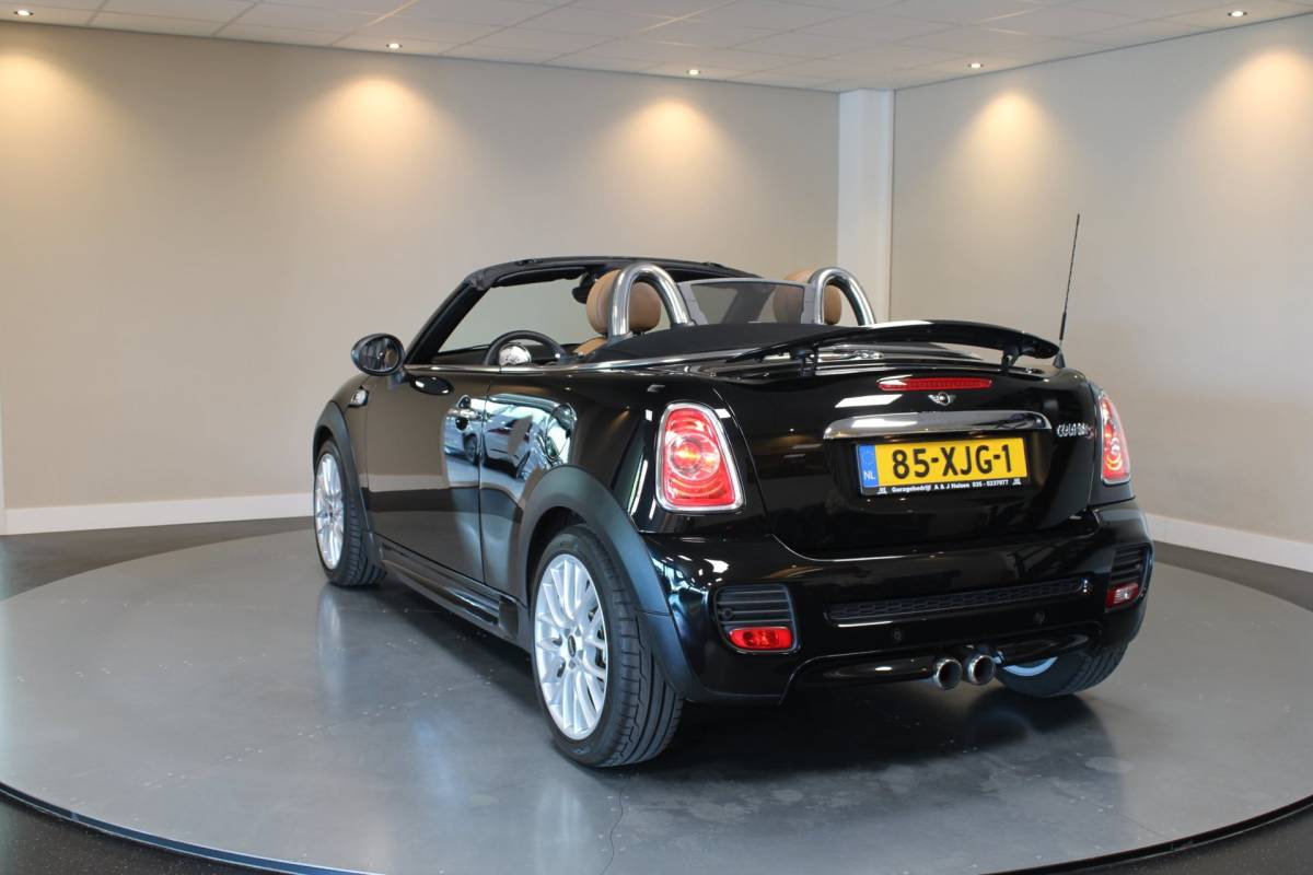 MINI Cooper S Cabrio Mini Mini Roadster 1.6 Cooper S *John Cooper Works* 184Pk! Elektr.Dak|Leer|Navi|Cruise|BT|NAP|JCW