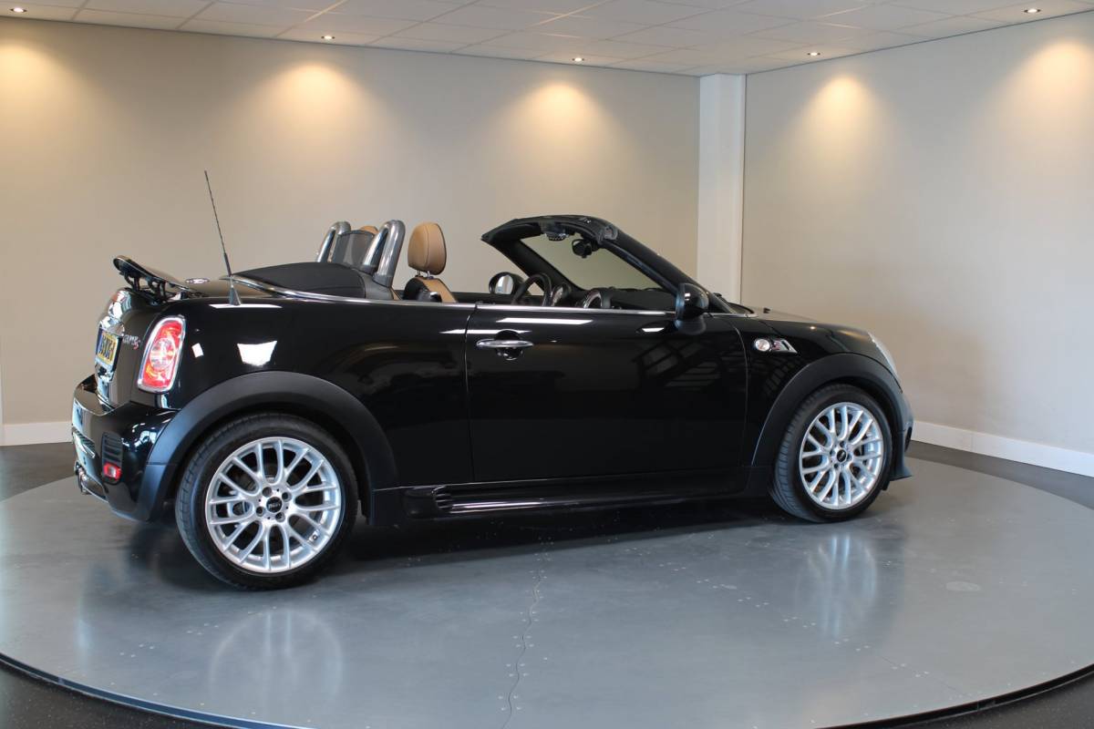 MINI Cooper S Cabrio Mini Mini Roadster 1.6 Cooper S *John Cooper Works* 184Pk! Elektr.Dak|Leer|Navi|Cruise|BT|NAP|JCW