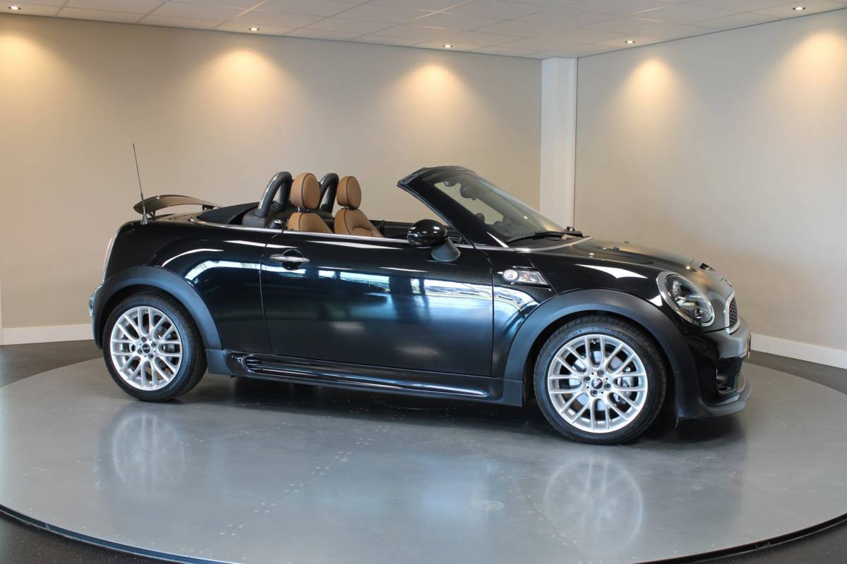 MINI Cooper S Cabrio Mini Mini Roadster 1.6 Cooper S *John Cooper Works* 184Pk! Elektr.Dak|Leer|Navi|Cruise|BT|NAP|JCW