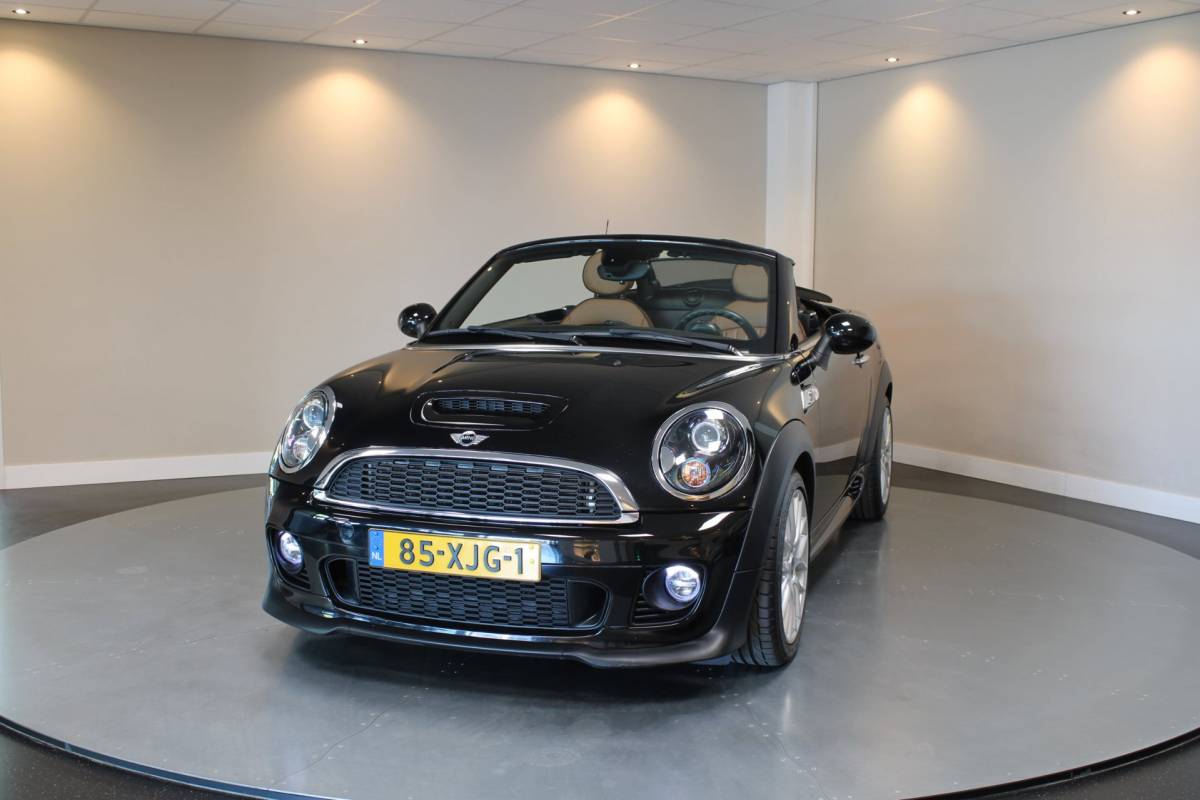 MINI Cooper S Cabrio Mini Mini Roadster 1.6 Cooper S *John Cooper Works* 184Pk! Elektr.Dak|Leer|Navi|Cruise|BT|NAP|JCW
