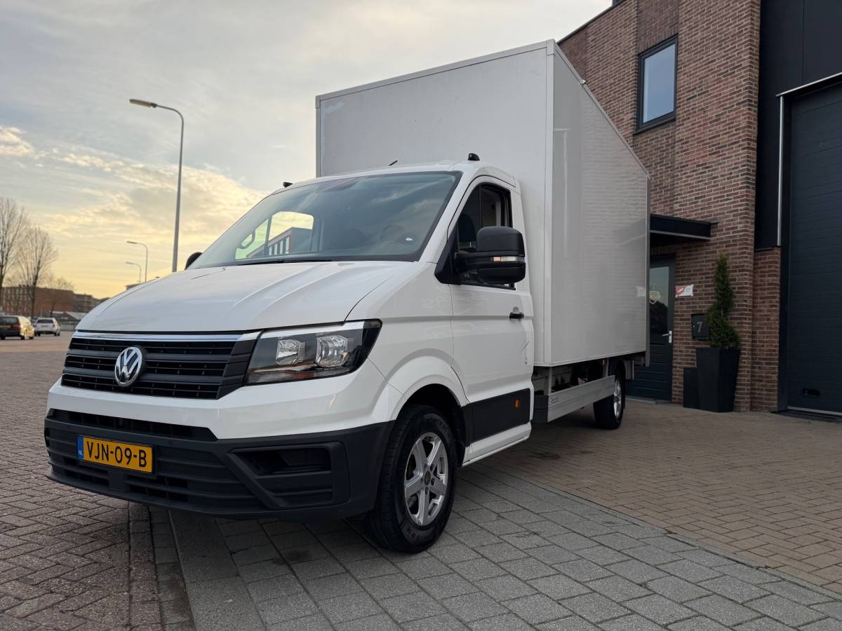 Volkswagen Crafter Volkswagen Crafter 35 2.0 TDI Highline L4 Bakwagen Laadklep DHOLLANDIA Airco Cruise Elk.Ramen Camera 360 zeer nette