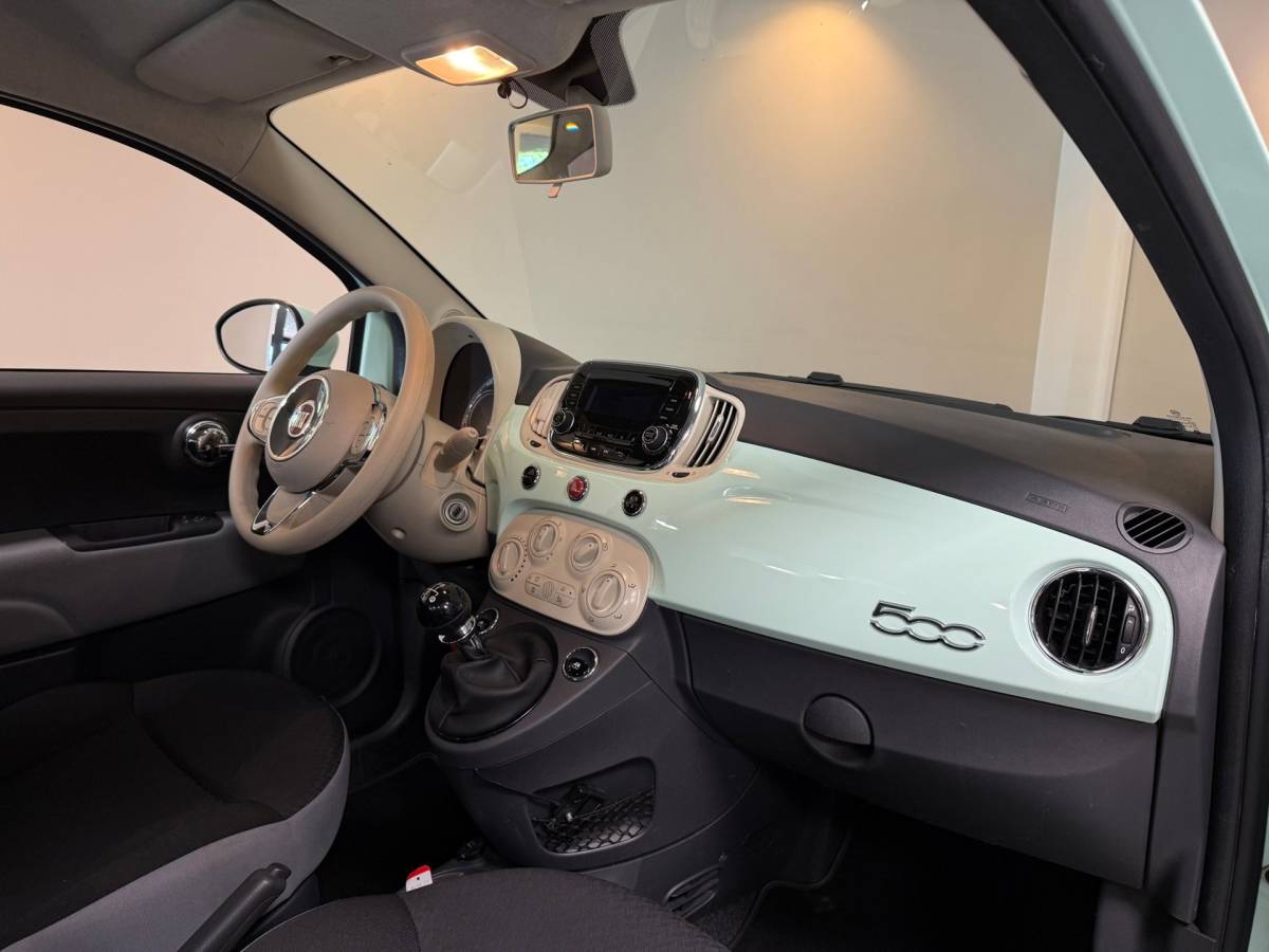 Fiat 500 Fiat 500 0.9 TwinAir Turbo Popstar *Mint-groen* Top-onderhouden! Cruise|NAP|Verde-Lattementa