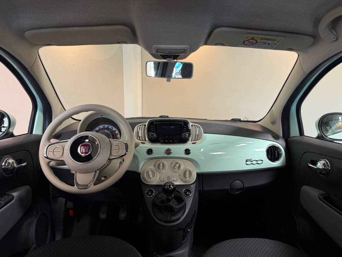 Fiat 500 Fiat 500 0.9 TwinAir Turbo Popstar *Mint-groen* Top-onderhouden! Cruise|NAP|Verde-Lattementa