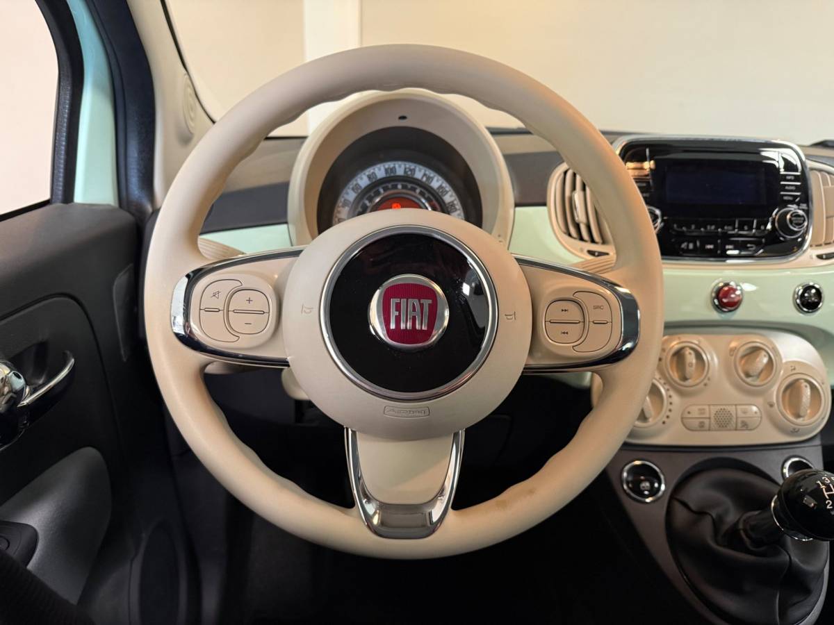 Fiat 500 Fiat 500 0.9 TwinAir Turbo Popstar *Mint-groen* Top-onderhouden! Cruise|NAP|Verde-Lattementa