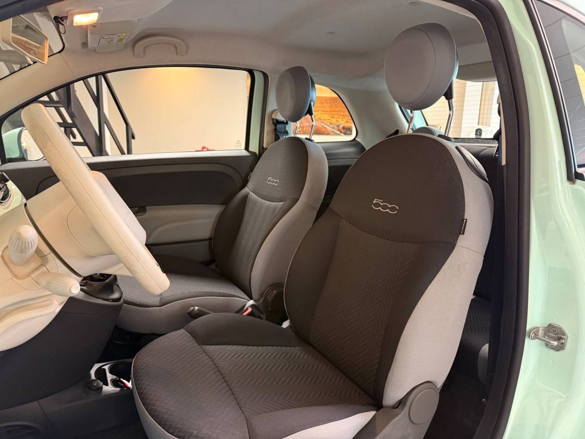 Fiat 500 Fiat 500 0.9 TwinAir Turbo Popstar *Mint-groen* Top-onderhouden! Cruise|NAP|Verde-Lattementa