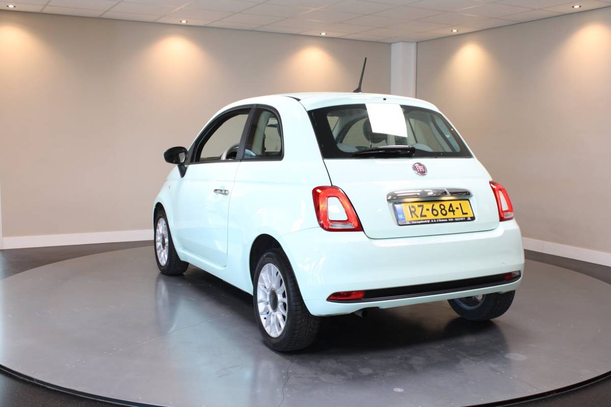 Fiat 500 Fiat 500 0.9 TwinAir Turbo Popstar *Mint-groen* Top-onderhouden! Cruise|NAP|Verde-Lattementa