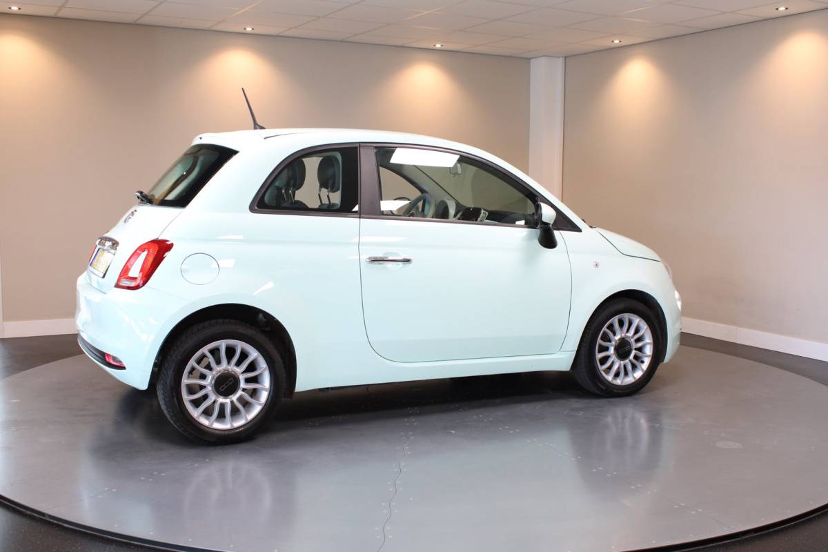 Fiat 500 Fiat 500 0.9 TwinAir Turbo Popstar *Mint-groen* Top-onderhouden! Cruise|NAP|Verde-Lattementa