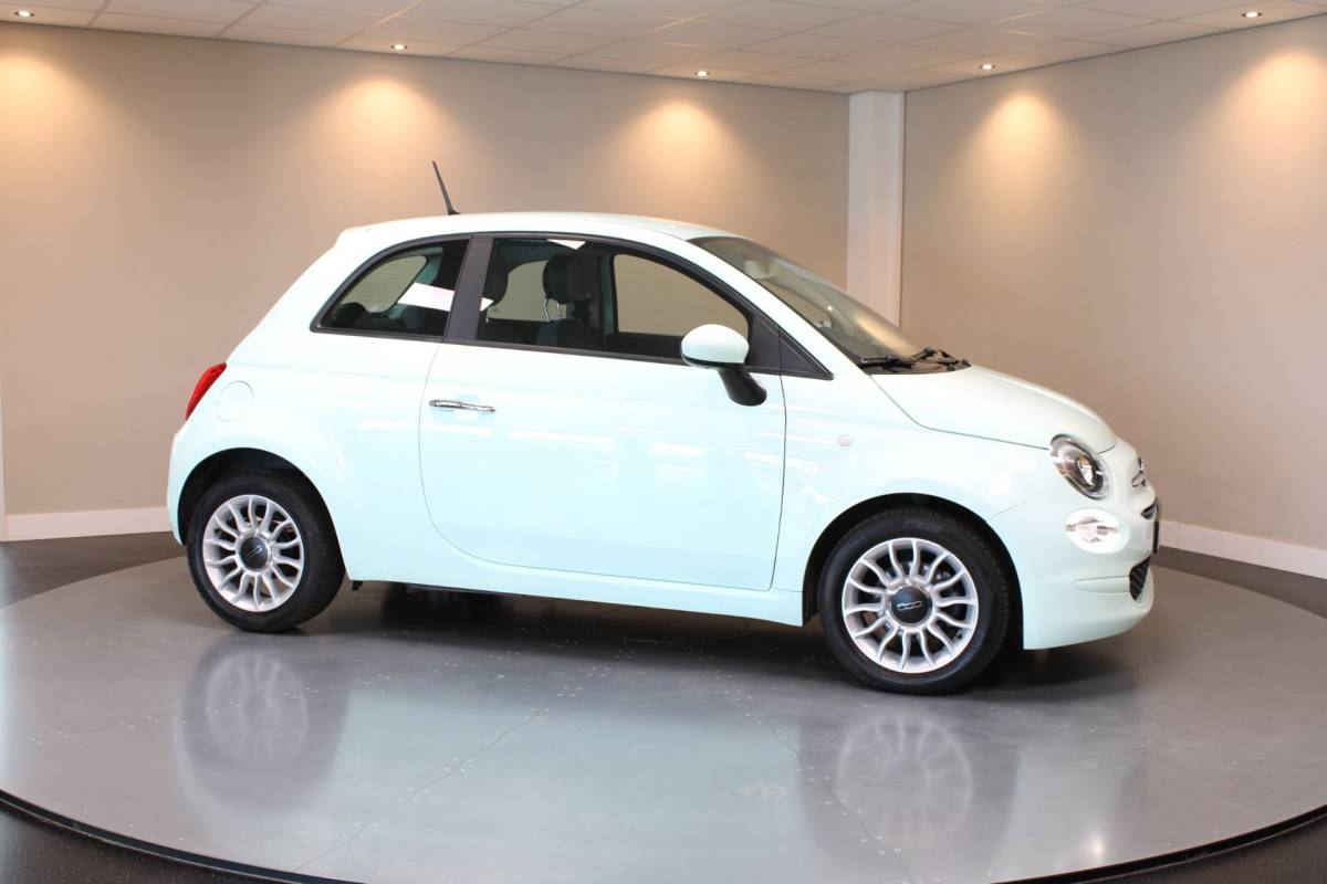 Fiat 500 Fiat 500 0.9 TwinAir Turbo Popstar *Mint-groen* Top-onderhouden! Cruise|NAP|Verde-Lattementa
