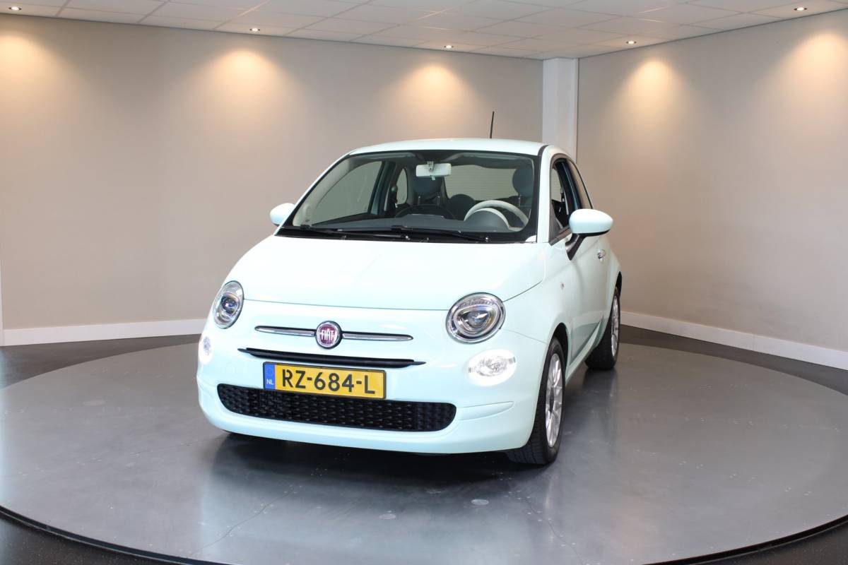 Fiat 500 Fiat 500 0.9 TwinAir Turbo Popstar *Mint-groen* Top-onderhouden! Cruise|NAP|Verde-Lattementa