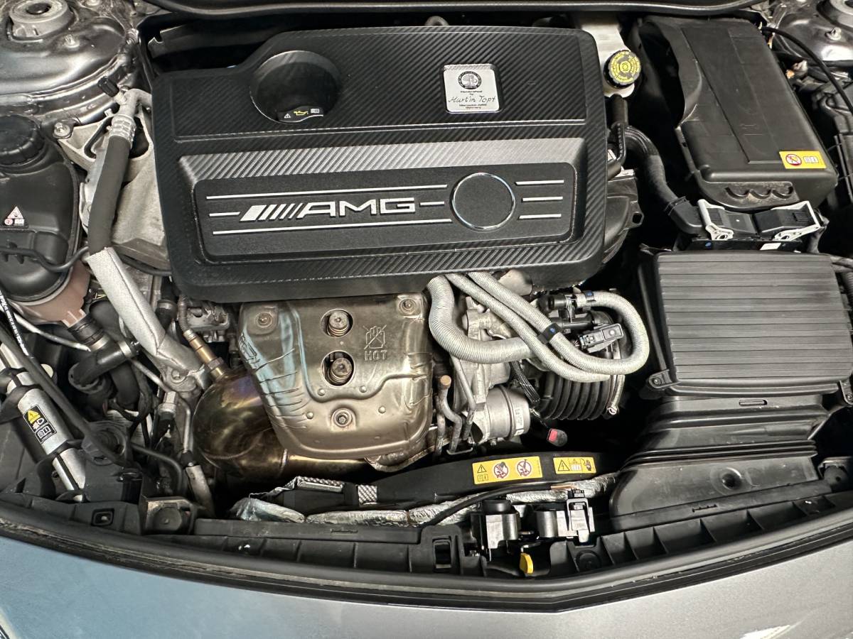 Mercedes-Benz A-Klasse Mercedes-Benz A-klasse AMG 45 4MATIC AMG SPORT / LEER / LMV /470pk Auto rijd goed