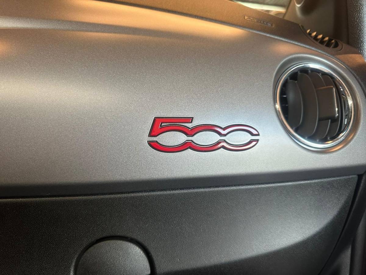 Fiat 500 Fiat 500 0.9 TwinAir TURBO SPORT-uitv/AIRCO/SPORTSTOELEN/LEER/NAVIGATIE/BLUETOOTH/LANE ASSIST/ZWARTE LM-VELGEN/nieuwe APK+OH.BEURT