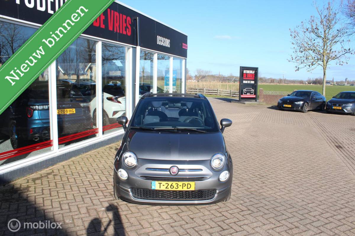 Fiat 500C Fiat 500 Cabrio 1.0 Hybrid Airco/PDC/Carplay/Cruisecontrole