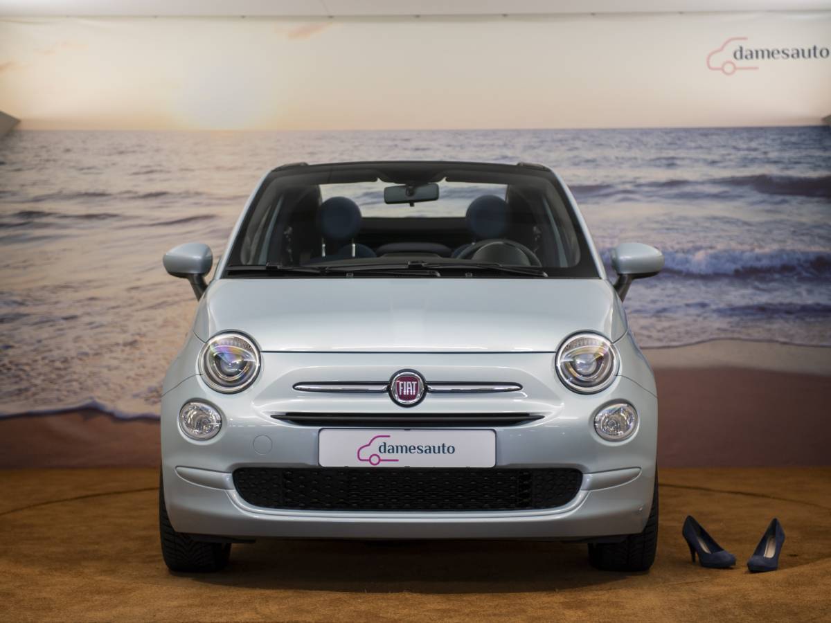 Fiat 500C Fiat 500C 1.0 Hybrid Dolcevita, Cabriolet, lichtblauw, incl garantie