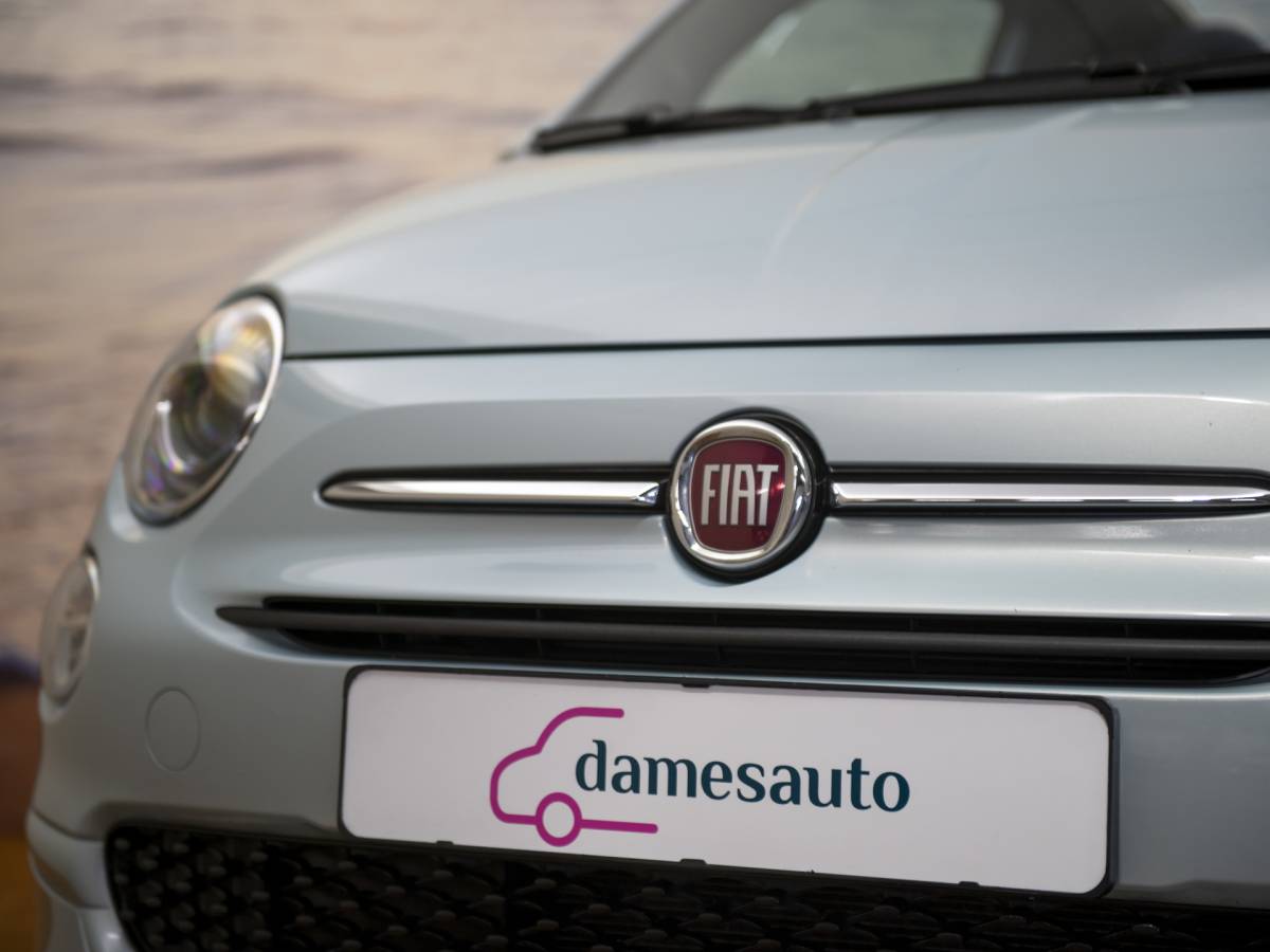 Fiat 500C Fiat 500C 1.0 Hybrid Dolcevita, Cabriolet, lichtblauw, incl garantie
