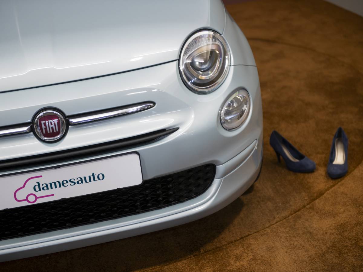 Fiat 500C Fiat 500C 1.0 Hybrid Dolcevita, Cabriolet, lichtblauw, incl garantie