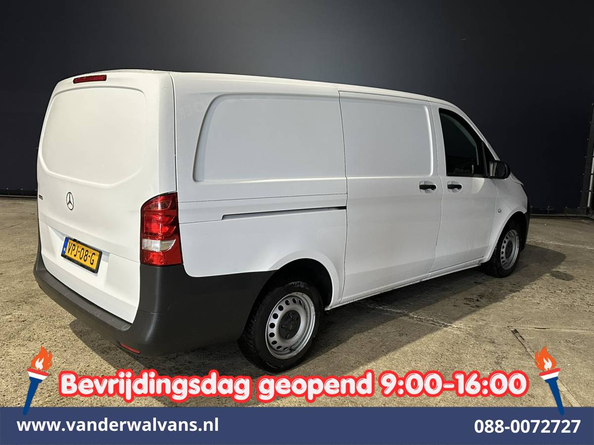 Mercedes-Benz Vito Mercedes-Benz Vito 110 CDI L2H1 Euro6 Airco | Camera | Navigatie | Apple Carplay | Cruisecontrol Android Auto, Achterklep