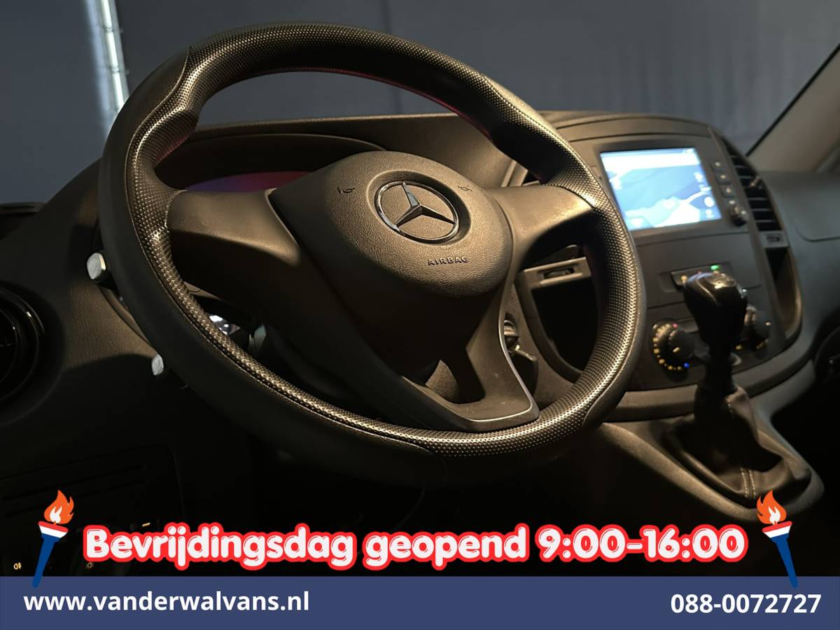 Mercedes-Benz Vito Mercedes-Benz Vito 110 CDI L2H1 Euro6 Airco | Camera | Navigatie | Apple Carplay | Cruisecontrol Android Auto, Achterklep