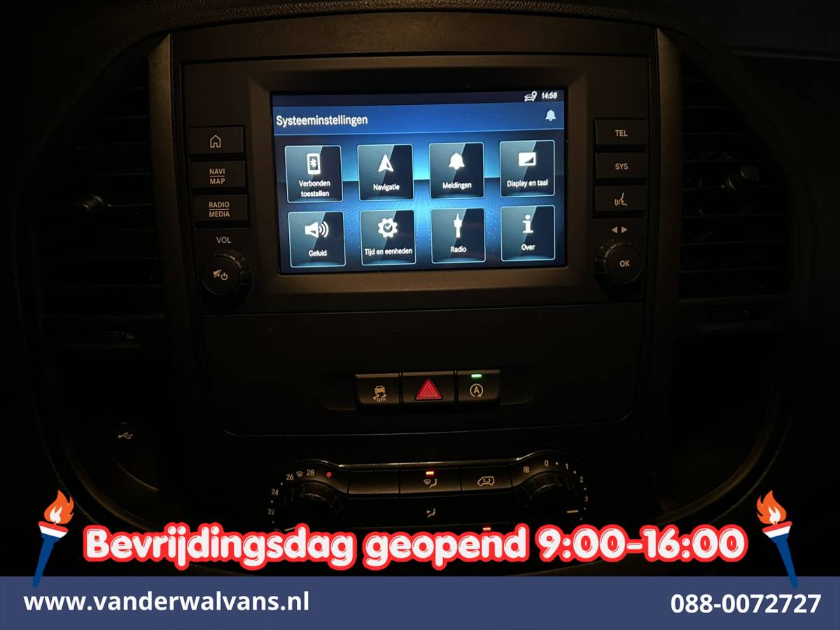 Mercedes-Benz Vito Mercedes-Benz Vito 110 CDI L2H1 Euro6 Airco | Camera | Navigatie | Apple Carplay | Cruisecontrol Android Auto, Achterklep