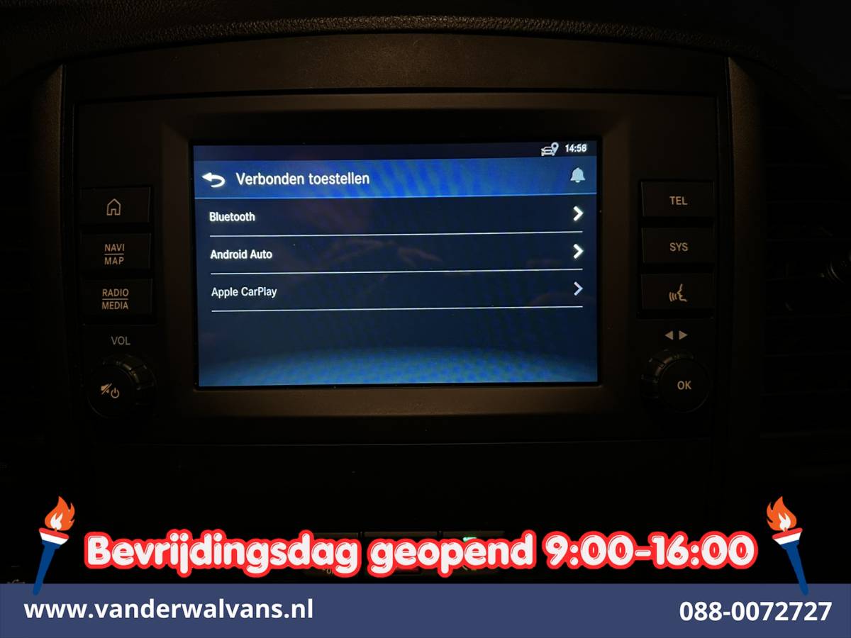 Mercedes-Benz Vito Mercedes-Benz Vito 110 CDI L2H1 Euro6 Airco | Camera | Navigatie | Apple Carplay | Cruisecontrol Android Auto, Achterklep
