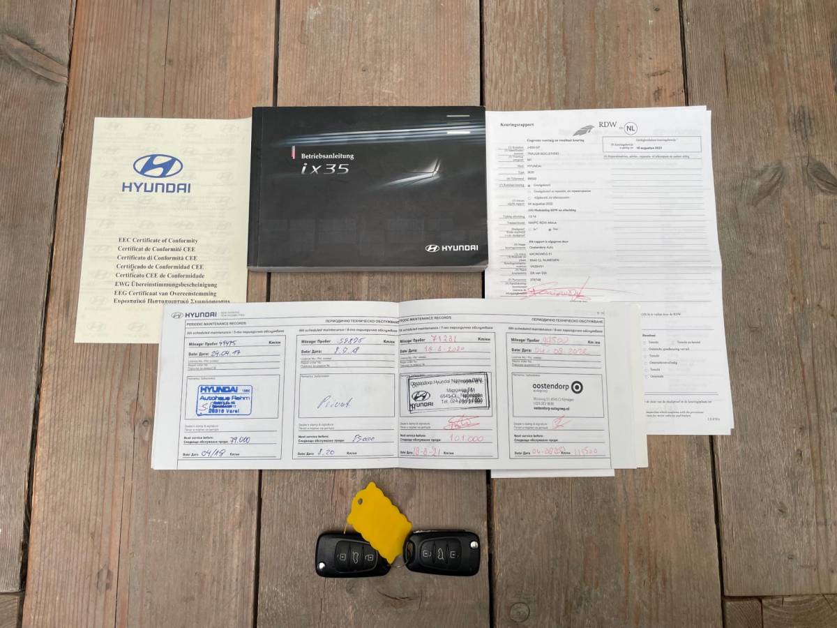 Hyundai ix35 Hyundai Ix35 2.0i 4WD Style, Aut, Pano, Cam, Navi, Stoelverw, Leder, Climate/Cruise, Lmv, Pdc, Goed oh!