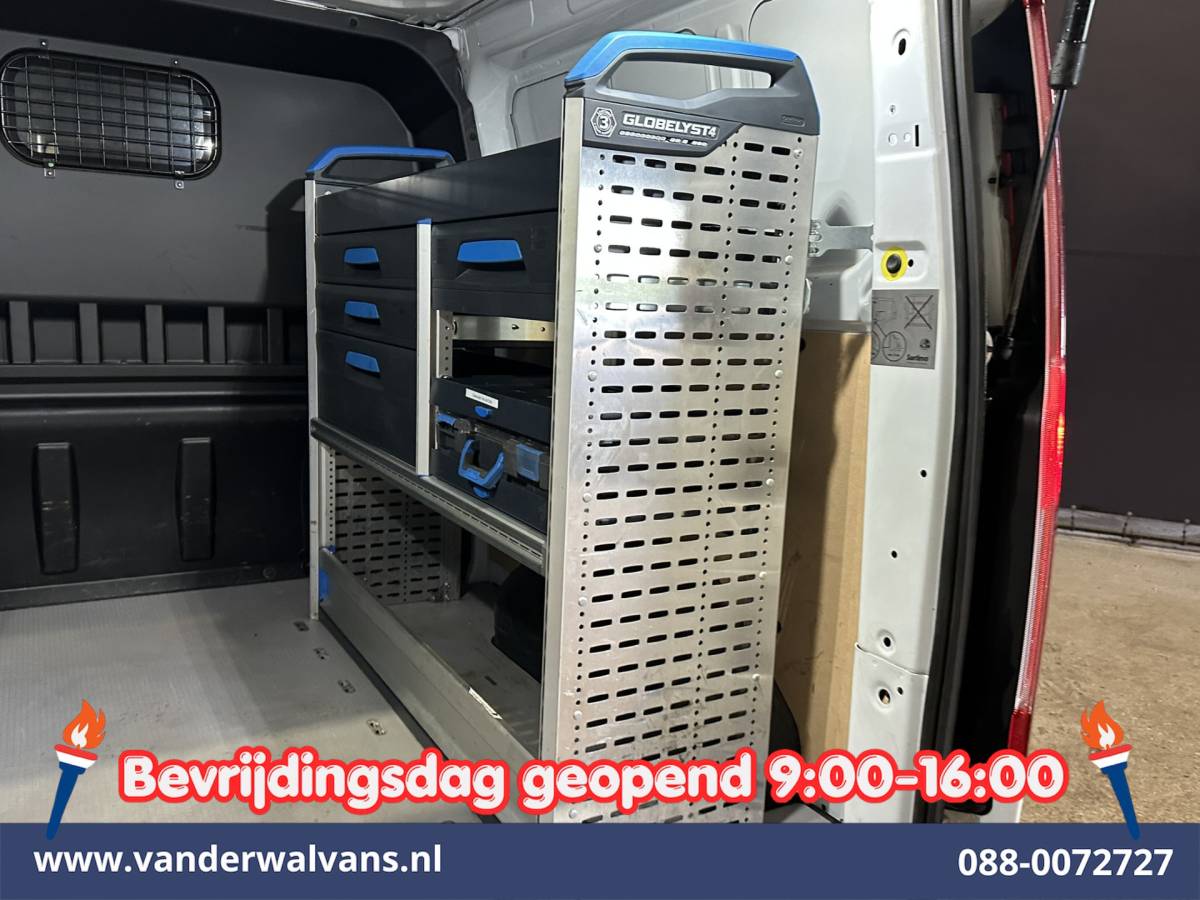 Ford Transit Custom Ford Transit Custom 2.0 TDCI 130pk L2H1 Dubbele Cabine Euro6 Airco | 5-Zits | Navigatie | Apple Carplay | LED | Cruisecontrol Android Auto, Stoelverwarming, Parkeersensoren, Achterklep