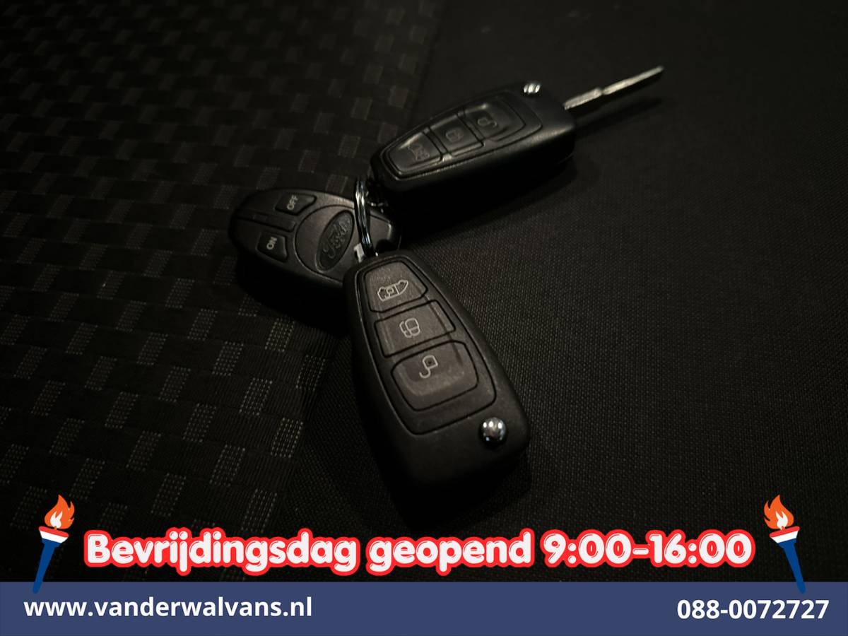 Ford Transit Custom Ford Transit Custom 2.0 TDCI 130pk L2H1 Dubbele Cabine Euro6 Airco | 5-Zits | Navigatie | Apple Carplay | LED | Cruisecontrol Android Auto, Stoelverwarming, Parkeersensoren, Achterklep