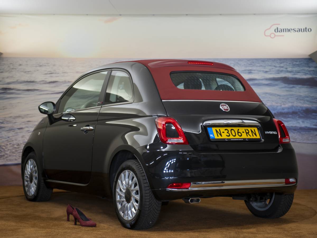Fiat 500C Fiat 500 C 1.0 Hybrid Dolcevita, NAP, Volledig leer, incl garantie,