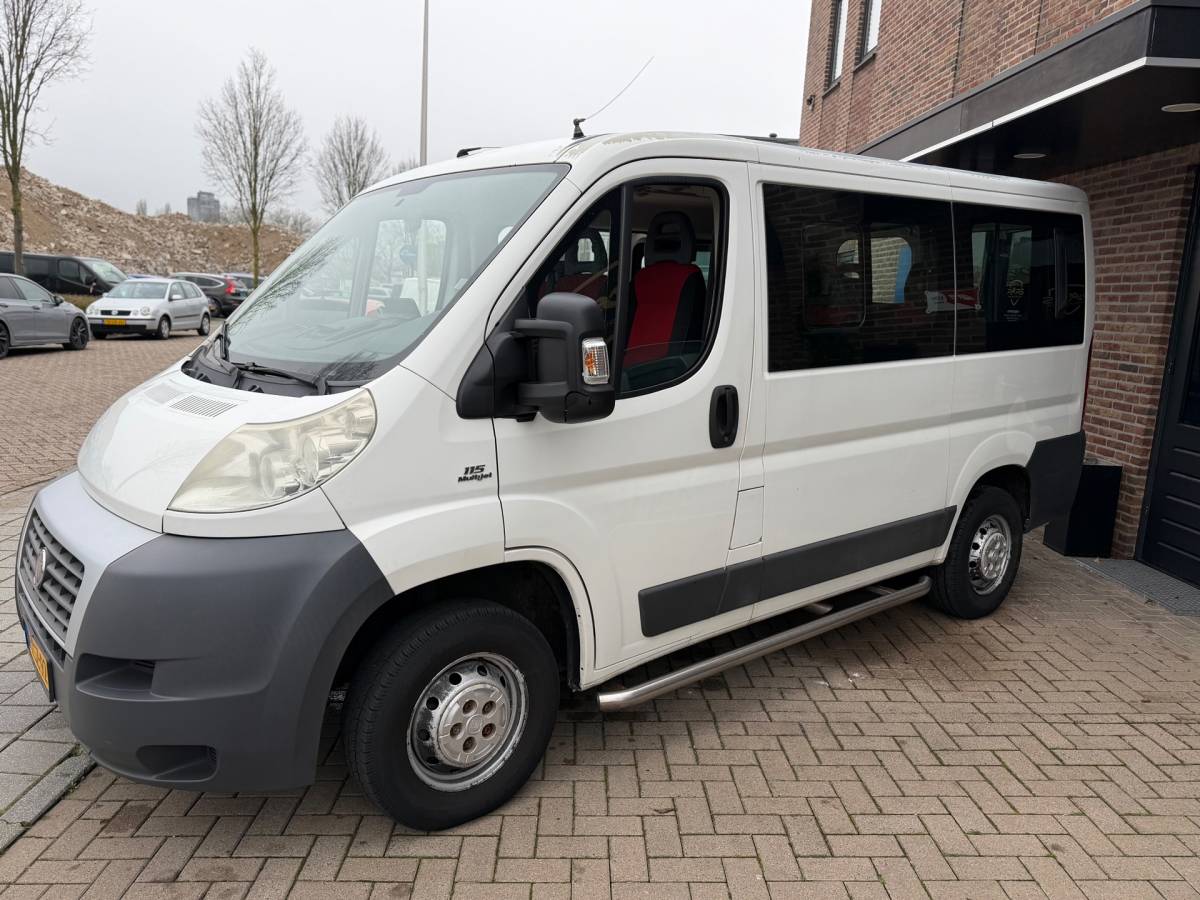 Fiat Ducato Fiat Ducato Combinato 30 2.0 MultiJet KH1 Actual 9 persoons Airco Navi Elk.Ramen Cruise Controle Trekhaak Marge!!