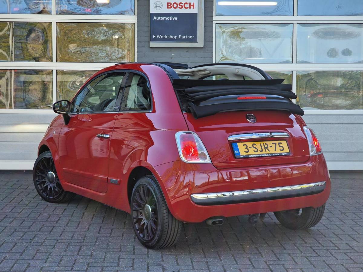 Fiat 500C Fiat 500C 0.9 TwinAir Lounge|automaat|cabrio|Xenon|Leder|16-inch|
