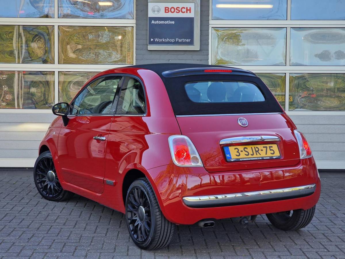 Fiat 500C Fiat 500C 0.9 TwinAir Lounge|automaat|cabrio|Xenon|Leder|16-inch|