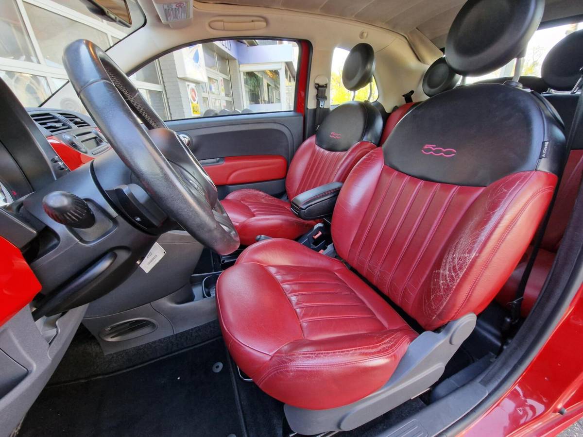 Fiat 500C Fiat 500C 0.9 TwinAir Lounge|automaat|cabrio|Xenon|Leder|16-inch|