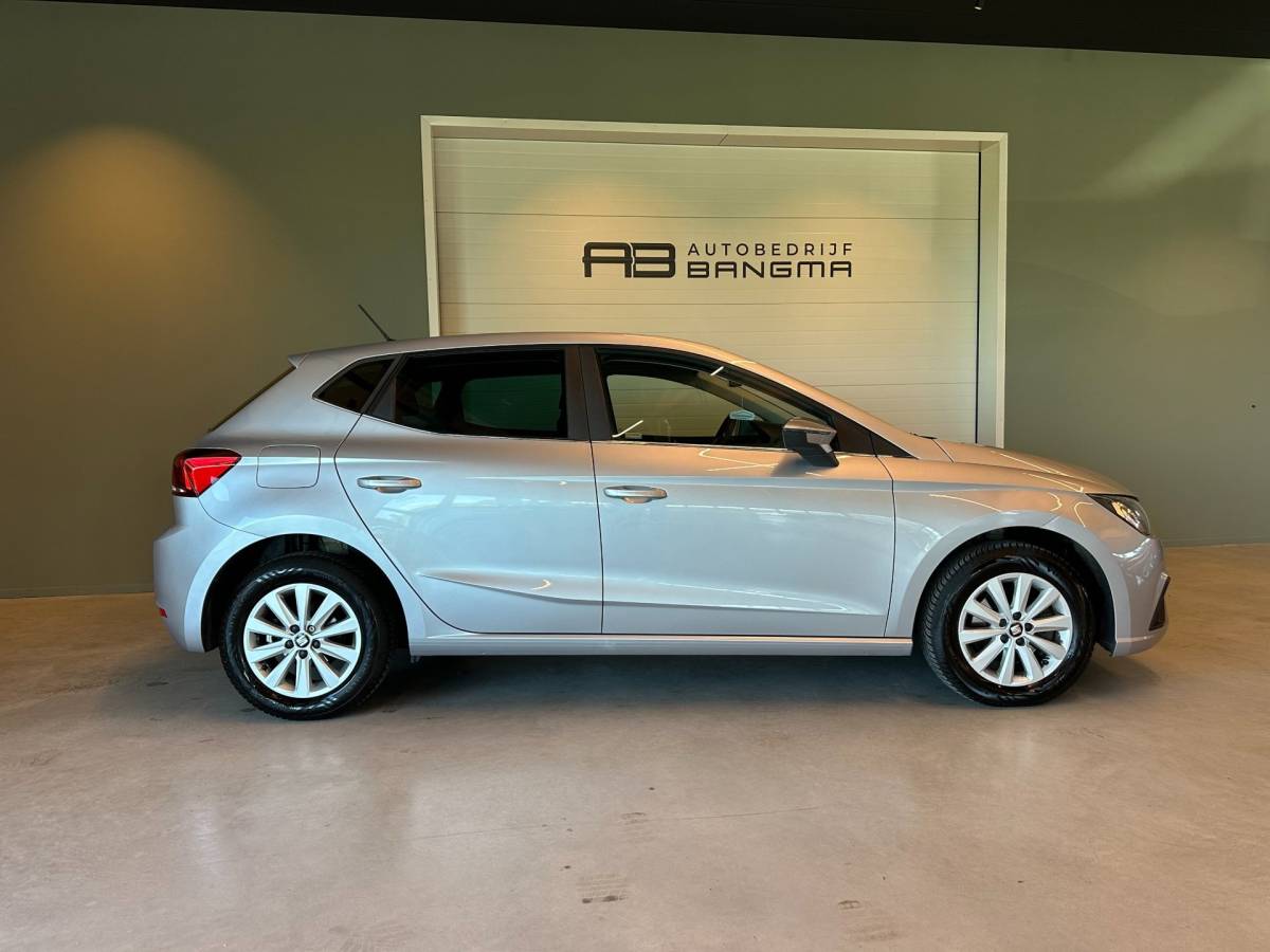 SEAT Ibiza Seat Ibiza 1.0 TSI 5-DEURS STYLE BUSINESS INTENSE-uitv|CLIMA AIRCO|NAVIGATIE|ADAPTIVE CRUISE CONTROL|APPLE CARPLAY+ANDROID|LM-VELG