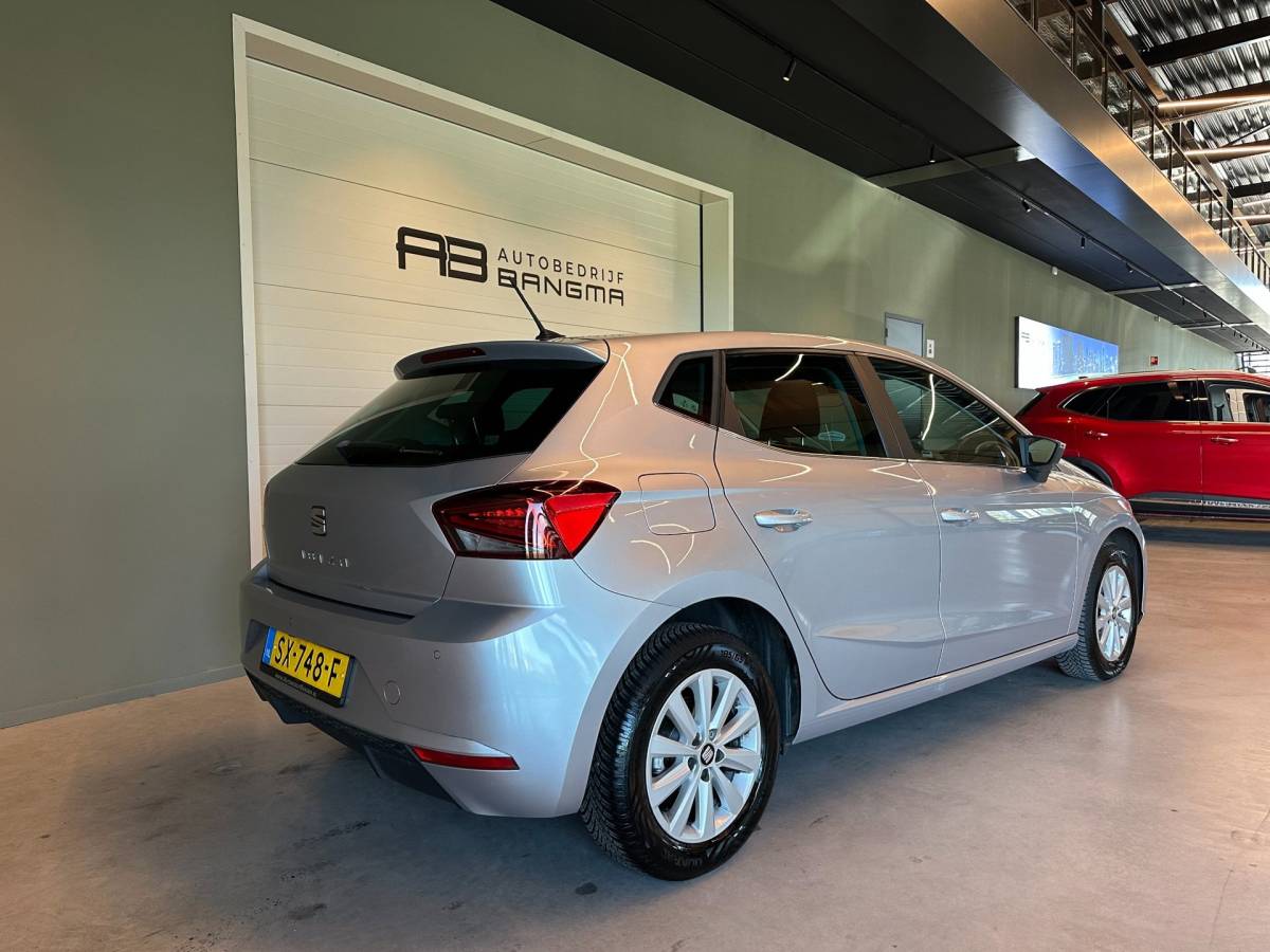 SEAT Ibiza Seat Ibiza 1.0 TSI 5-DEURS STYLE BUSINESS INTENSE-uitv|CLIMA AIRCO|NAVIGATIE|ADAPTIVE CRUISE CONTROL|APPLE CARPLAY+ANDROID|LM-VELG