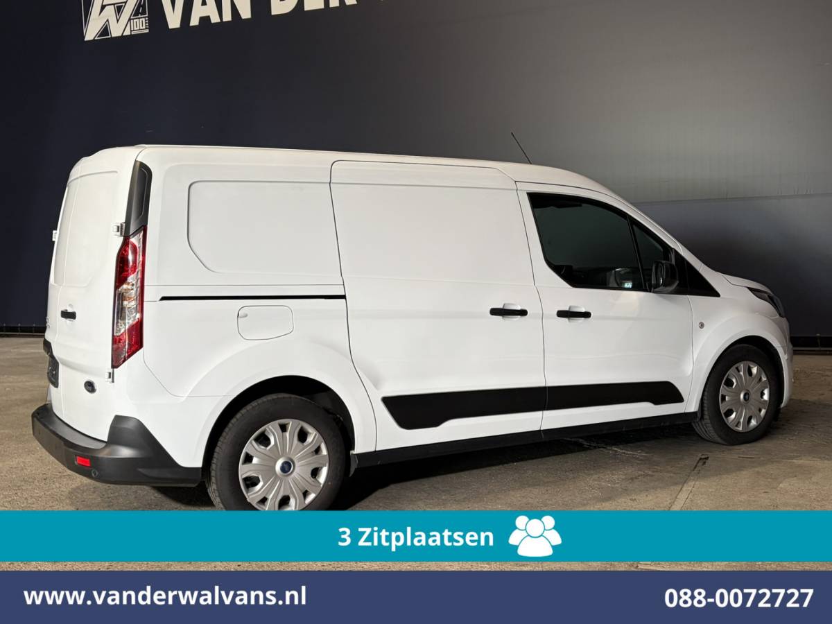 Ford Transit Connect Ford Transit Connect 1.5 EcoBlue 120pk L2H1 Euro6 Airco | 3-Zits | Camera | Navigatie | Apple Carplay Stoelverwarming, Verwarmde voorruit, Parkeersensoren, Bijrijdersbank