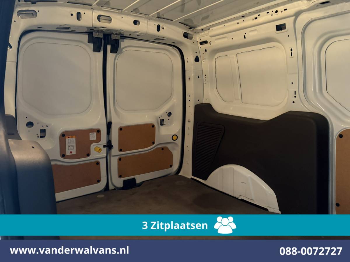 Ford Transit Connect Ford Transit Connect 1.5 EcoBlue 120pk L2H1 Euro6 Airco | 3-Zits | Camera | Navigatie | Apple Carplay Stoelverwarming, Verwarmde voorruit, Parkeersensoren, Bijrijdersbank
