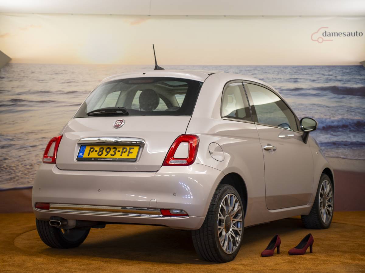 Fiat 500 Fiat 500 1.2 Star, Powder Pink, Pano, leder, Nwe distr.riem, incl garantie.