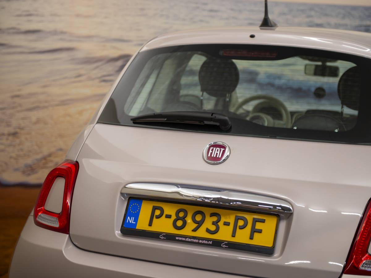 Fiat 500 Fiat 500 1.2 Star, Powder Pink, Pano, leder, Nwe distr.riem, incl garantie.