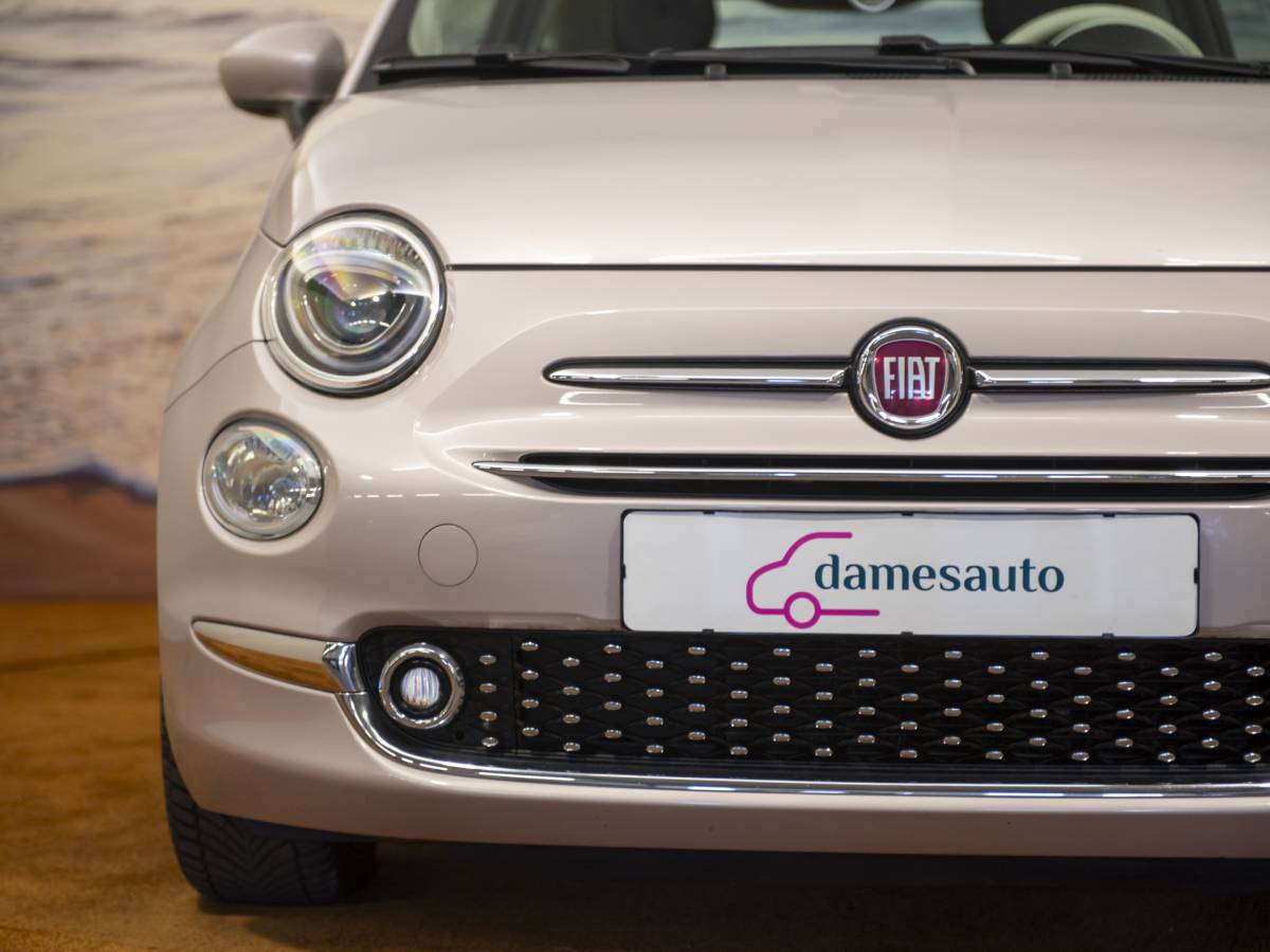 Fiat 500 Fiat 500 1.2 Star, Powder Pink, Pano, leder, Nwe distr.riem, incl garantie.