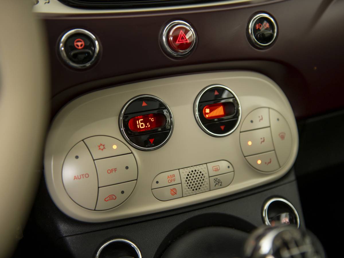 Fiat 500 Fiat 500 1.2 Star, Powder Pink, Pano, leder, Nwe distr.riem, incl garantie.