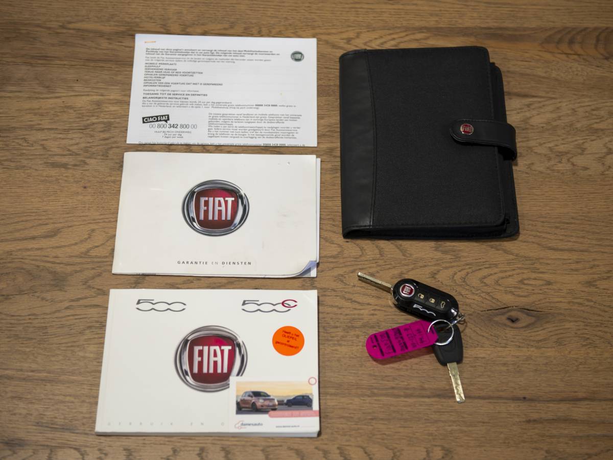 Fiat 500 Fiat 500 0.9 Turbo Sport, NAP, leder NAV, Inclusief garantie