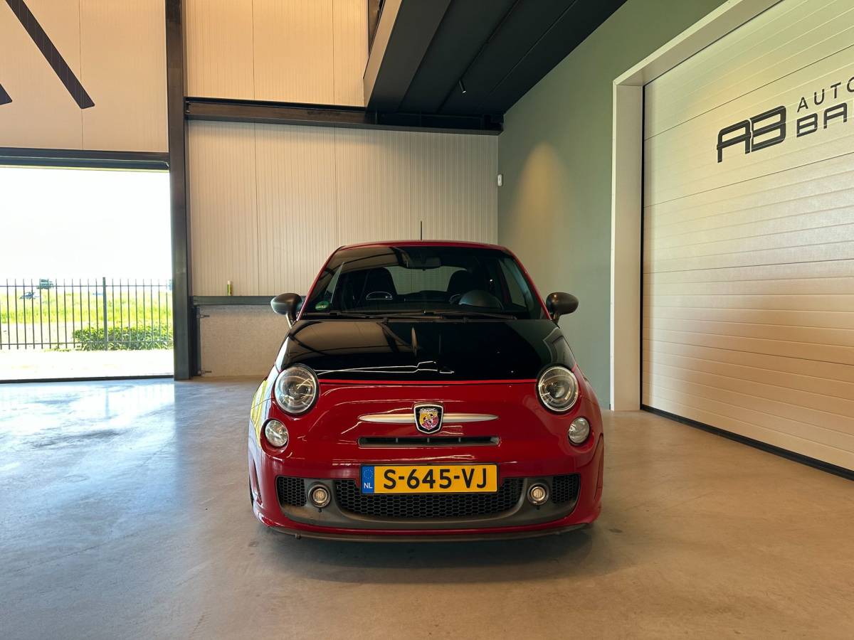 Fiat 500 Fiat 500 1.4 T-Jet ABARTH COMPETIZIONE AUTOMAAT 180pk!|CLIMA AIRCO|BLUETOOTH|ZWARTE LM-VELG|APK+OH-BEURT+nwe D-RIEM BIJ AFLEVERING